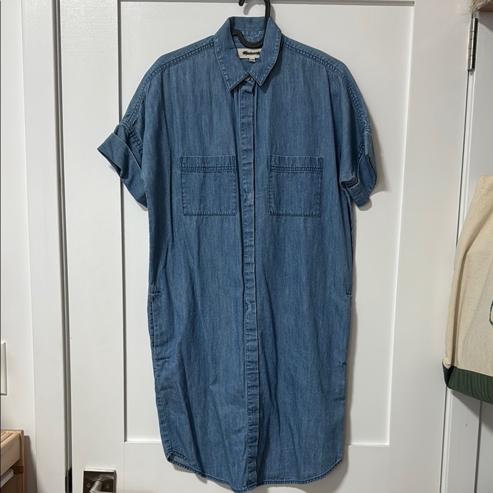 Madewell Blue Denim dress